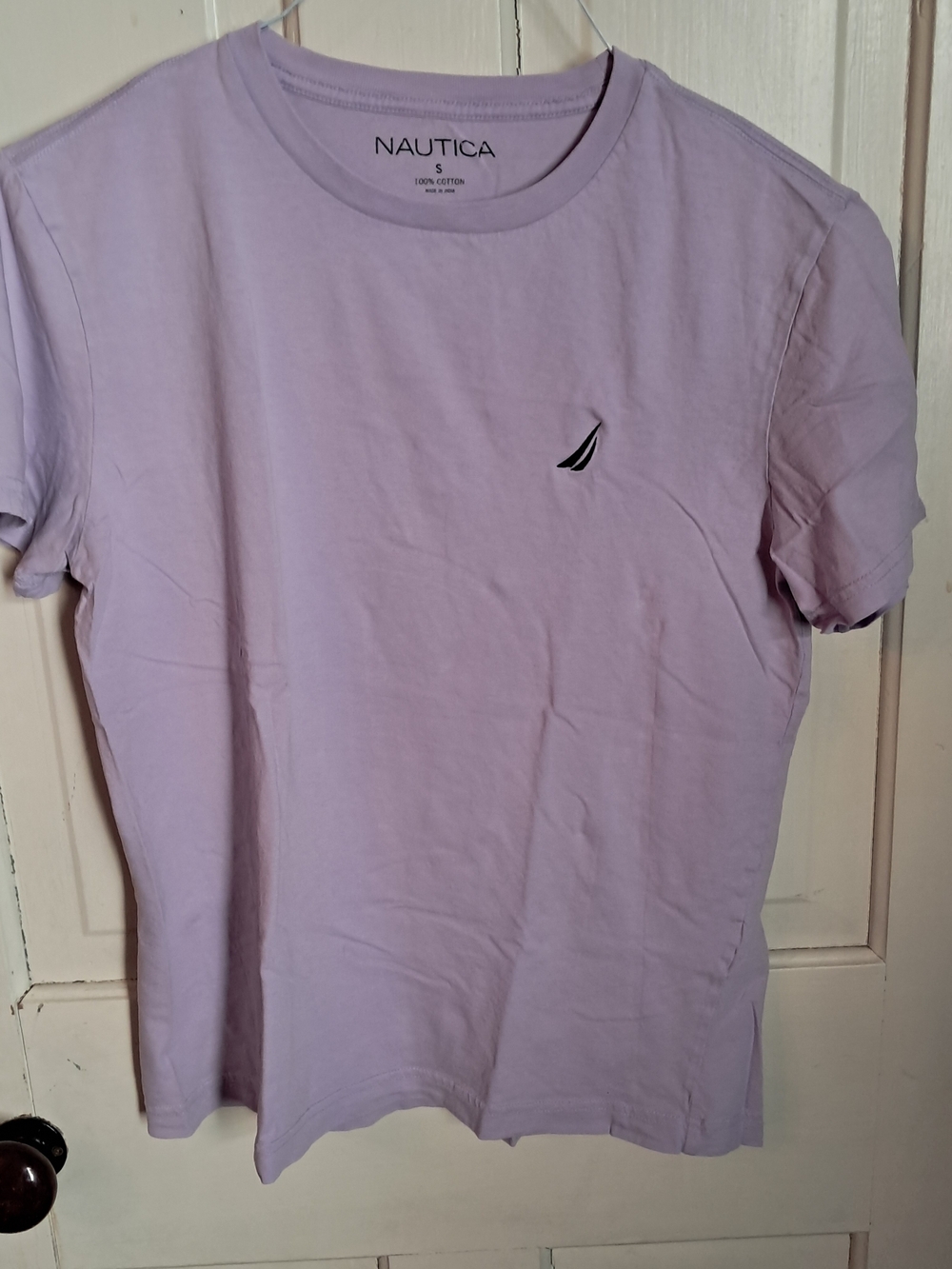 Nautica Men's Lavender Crewneck T-Shirt